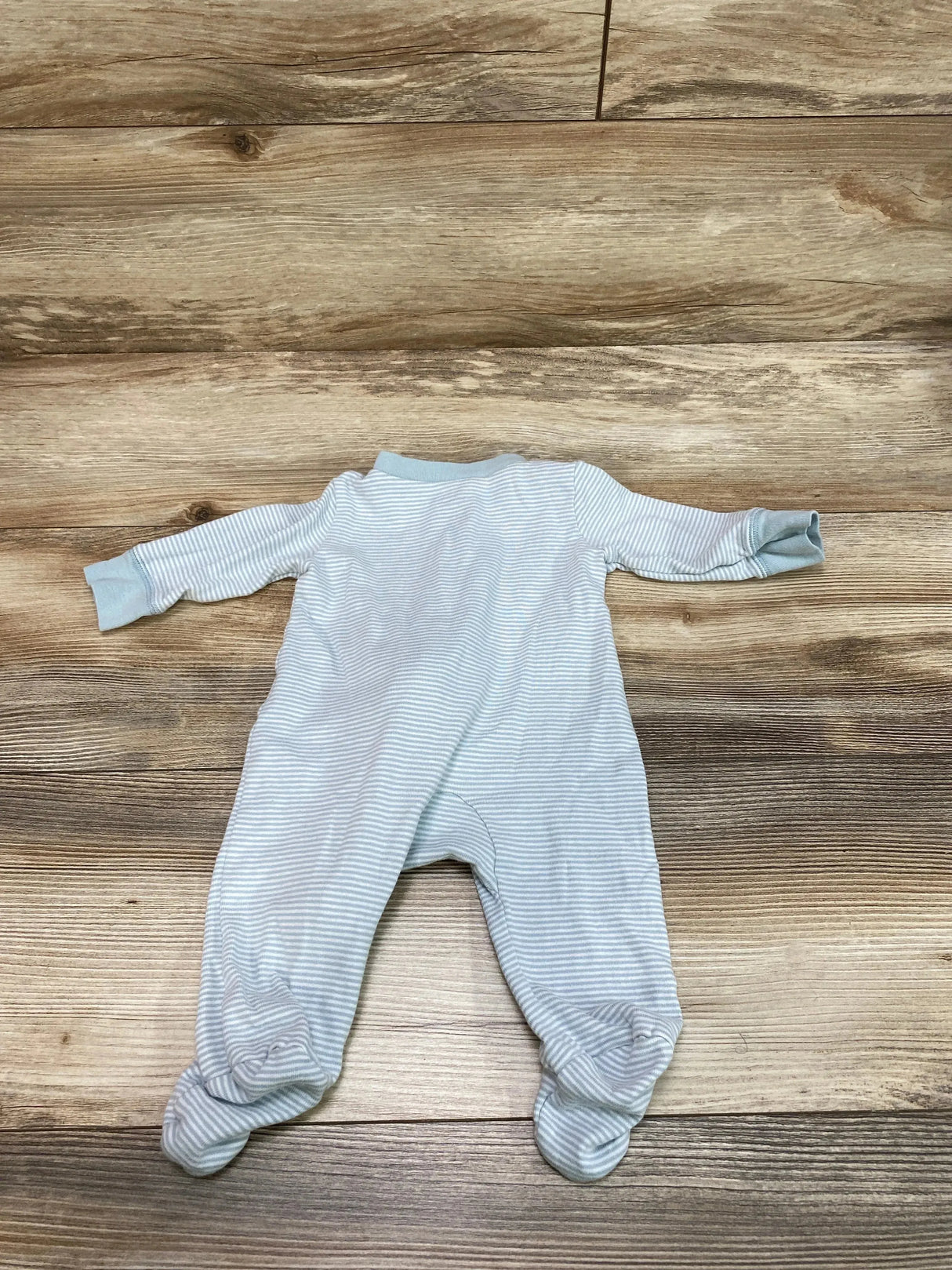 Carter's Blue Striped Sleeper sz 3m