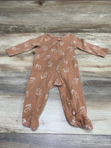 Just One You Floral Sleeper Brown sz 6m