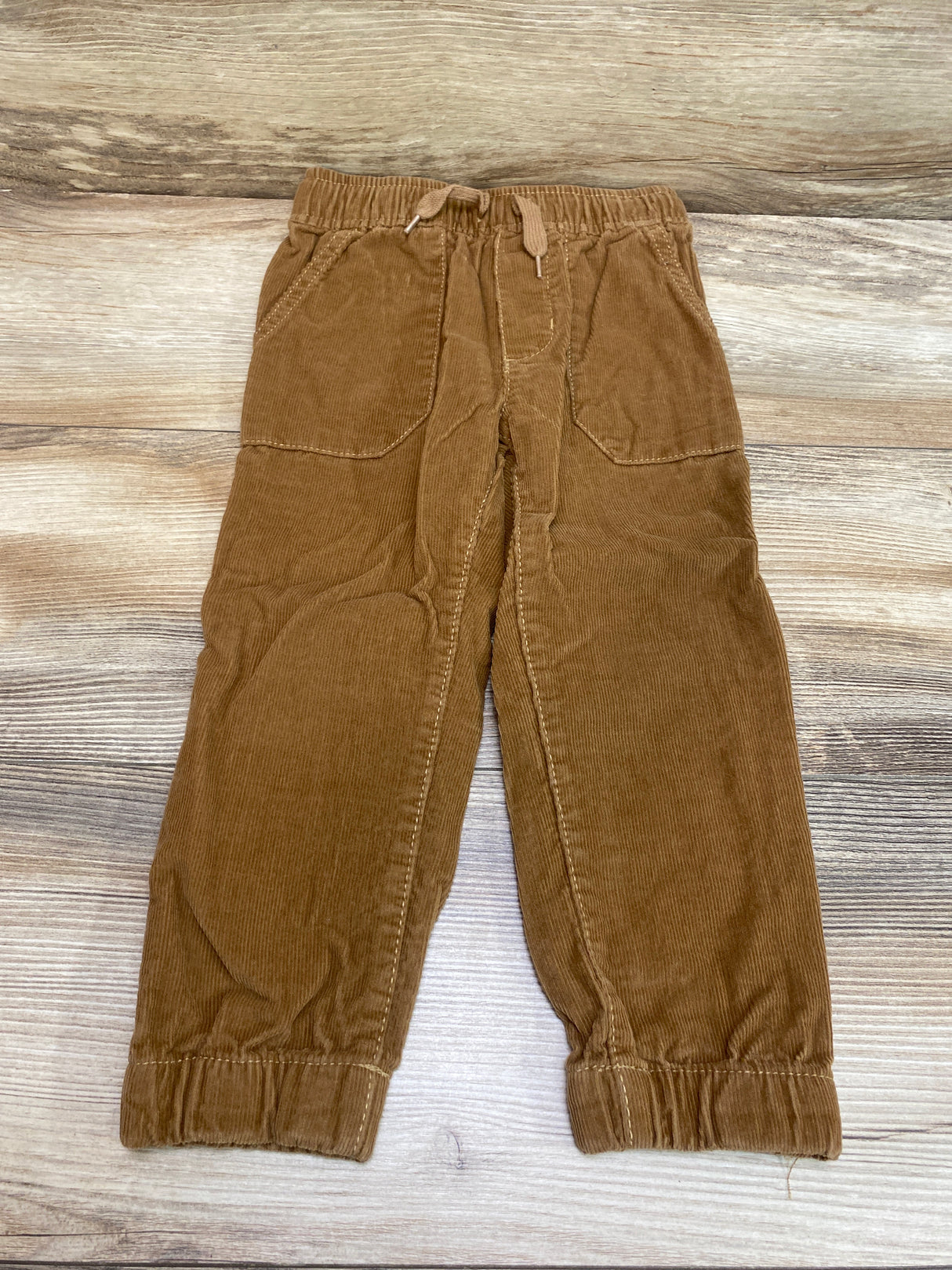 Oshkosh Drawstring Corduroy Jogger Pants Brown sz 3T