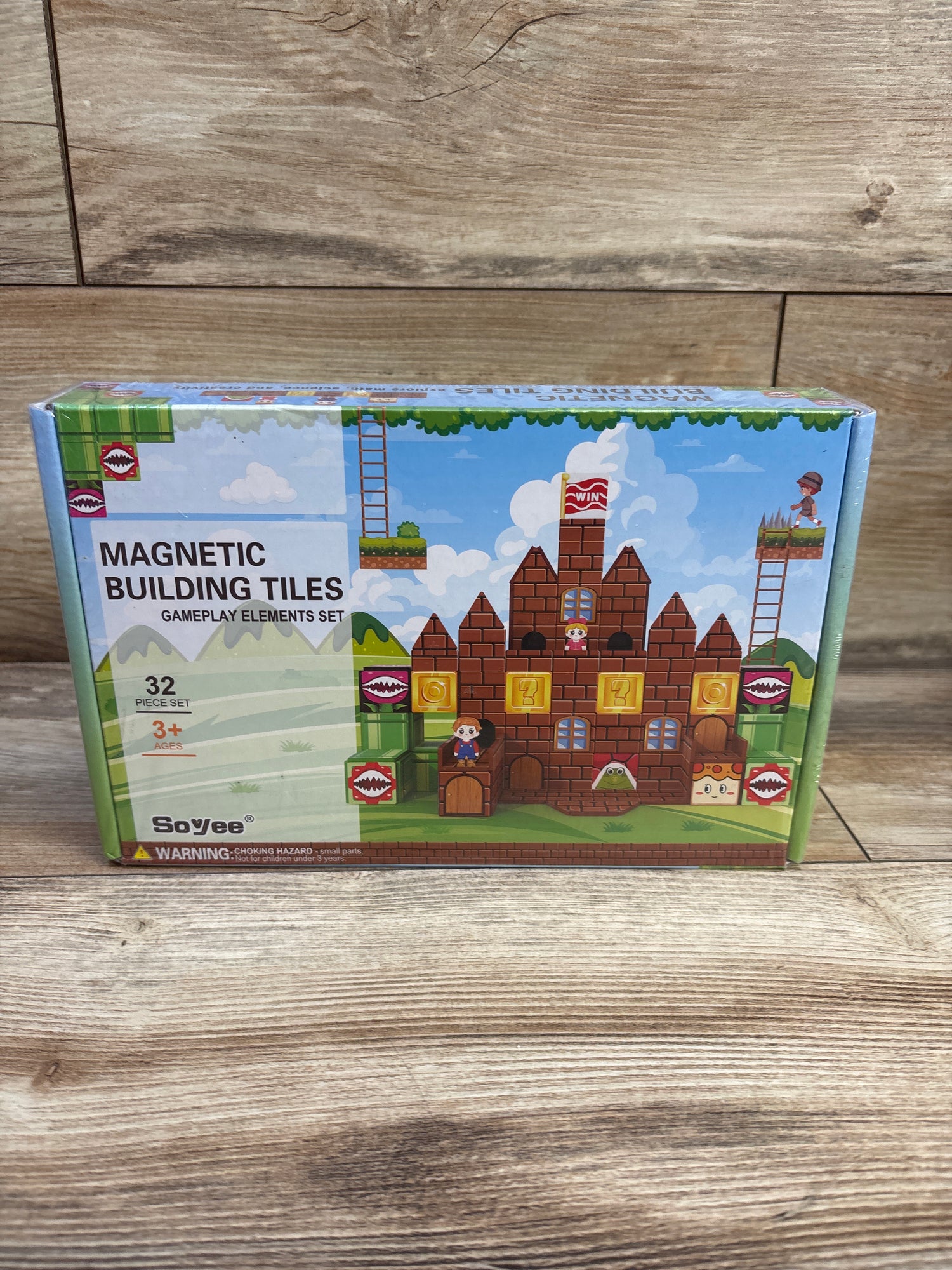 NEW Soyee Magnetic Building Tiles 23pc Gameplay Elements Set