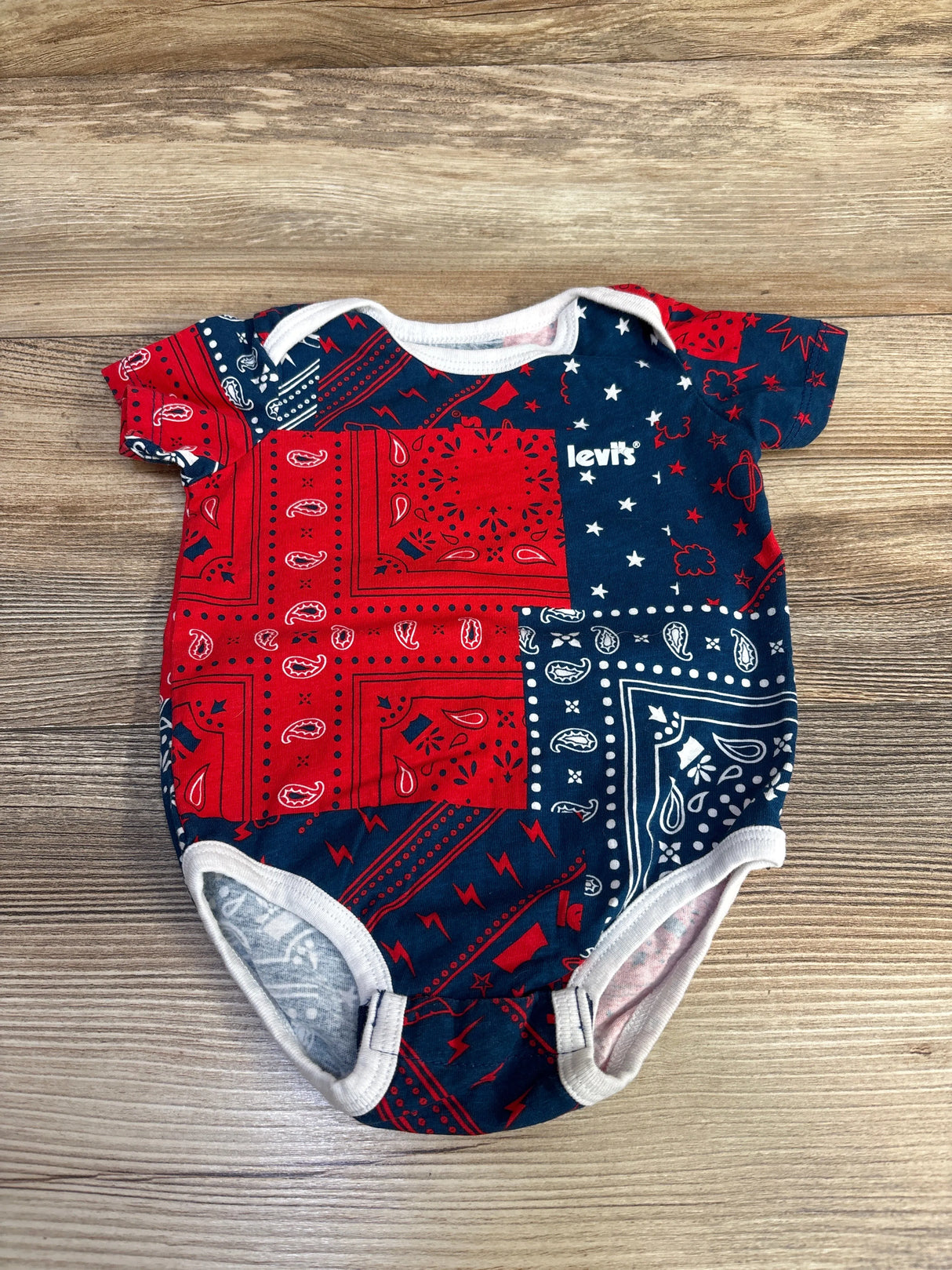 Levi's Paisley Print Bodysuit sz 6m
