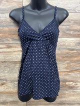 NWOT Gap Maternity Modal Sleep Cami Navy Hearts sz Small