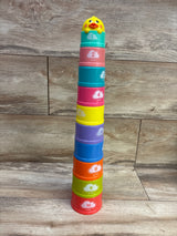 Greozacy 10pc Bath Toy Stacking Cups