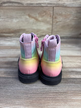 Cat & Jack Amaya Combat Boots Rainbow Pink sz 5c