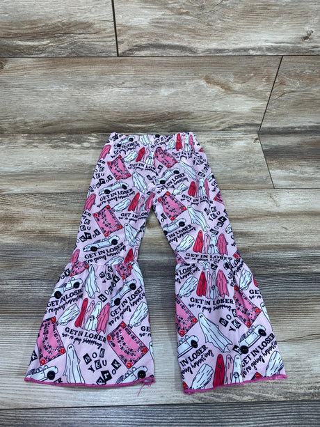 Get In Loser Bell Bottom Pants Pink sz 3-4T - Me n Mommy To Be