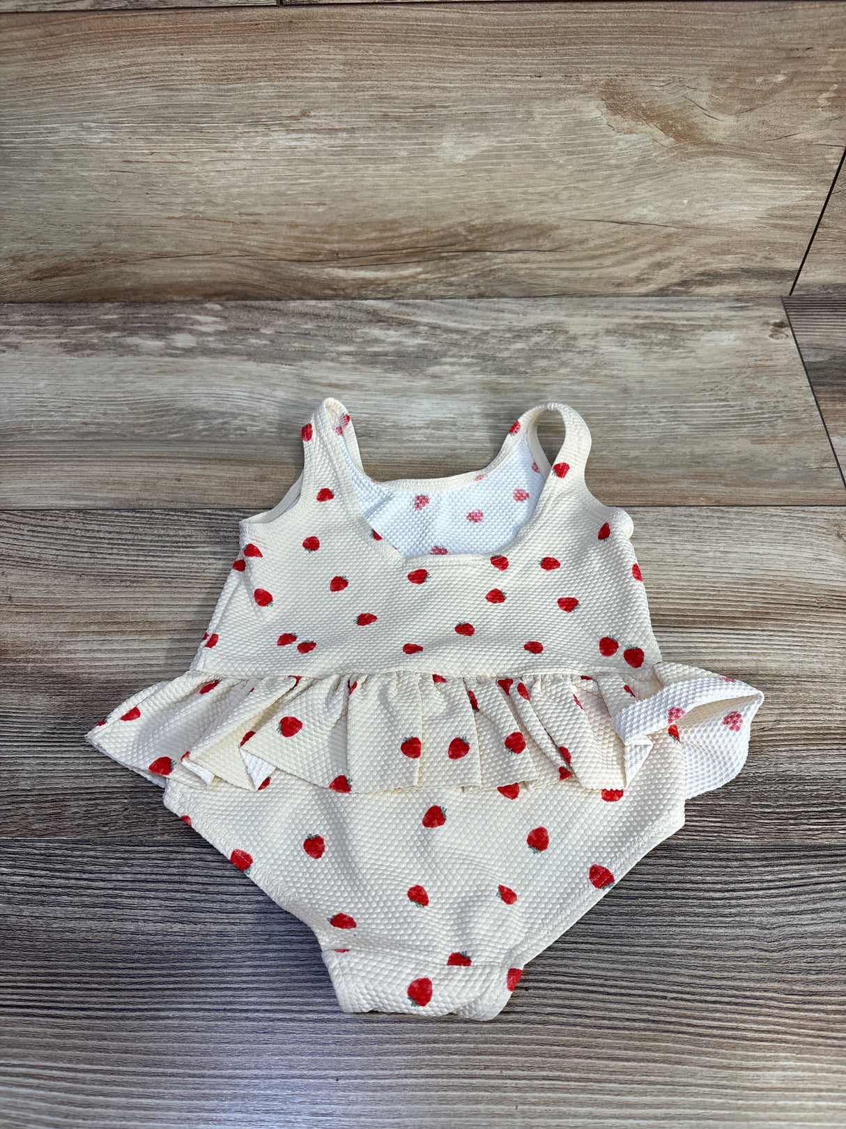 H&M 1pc Skirted Swimsuit Beige sz 9-12m