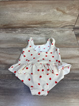 H&M 1pc Skirted Swimsuit Beige sz 9-12m