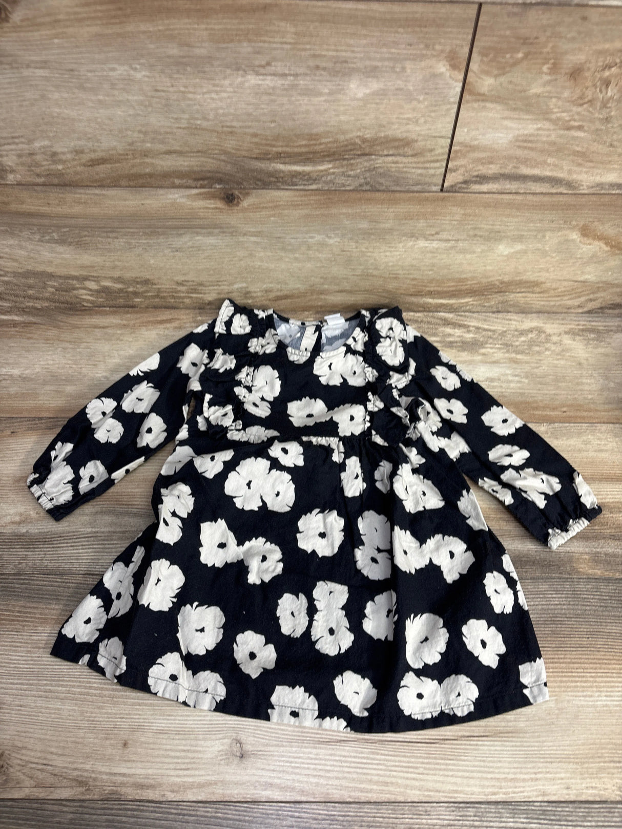 Baby Gap Floral Dress Black sz 3T