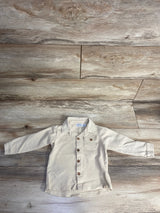 Dirkje Button Up Long Sleeve Shirt Tan sz 18m