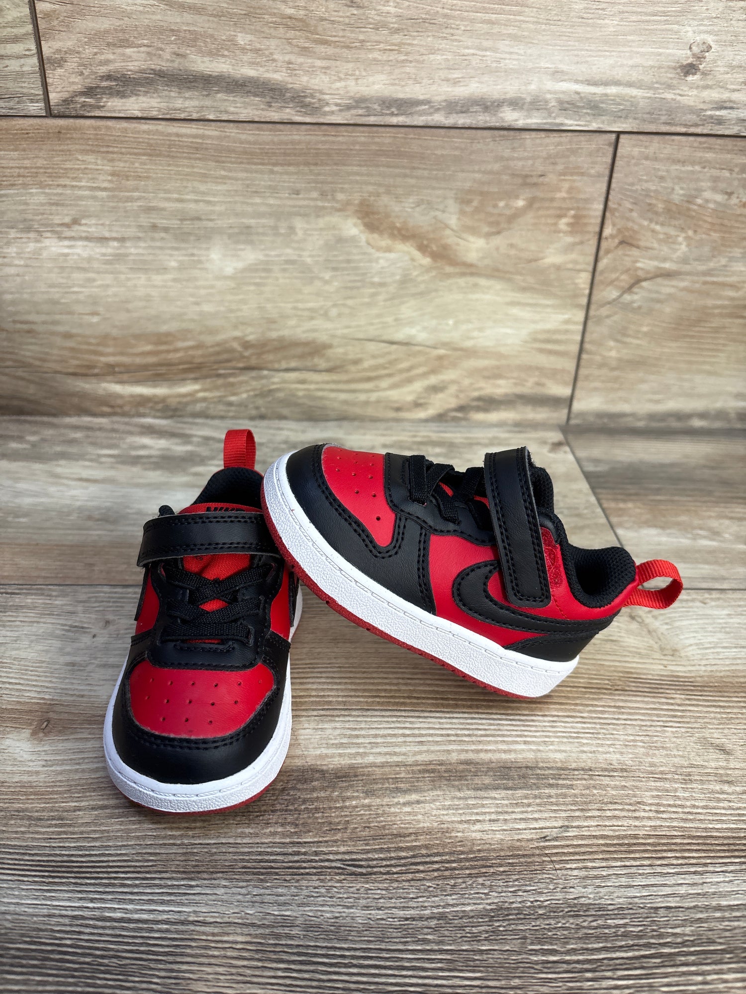 Nike Court Borough Recraft TD 'University Red Black' Sneakers sz 5c