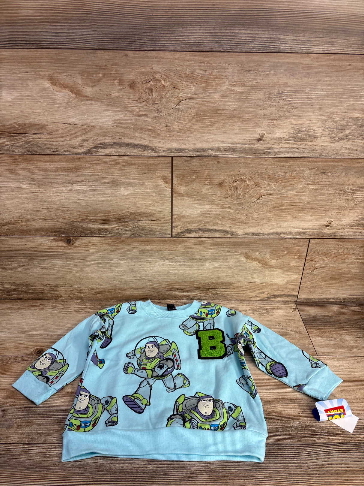 NEW Disney Toy Story Buzz Lightyear Sweatshirt Blue sz 2T