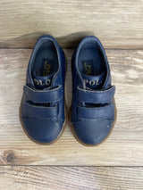 Ralph Lauren Navy Leather Sneakers sz 5c