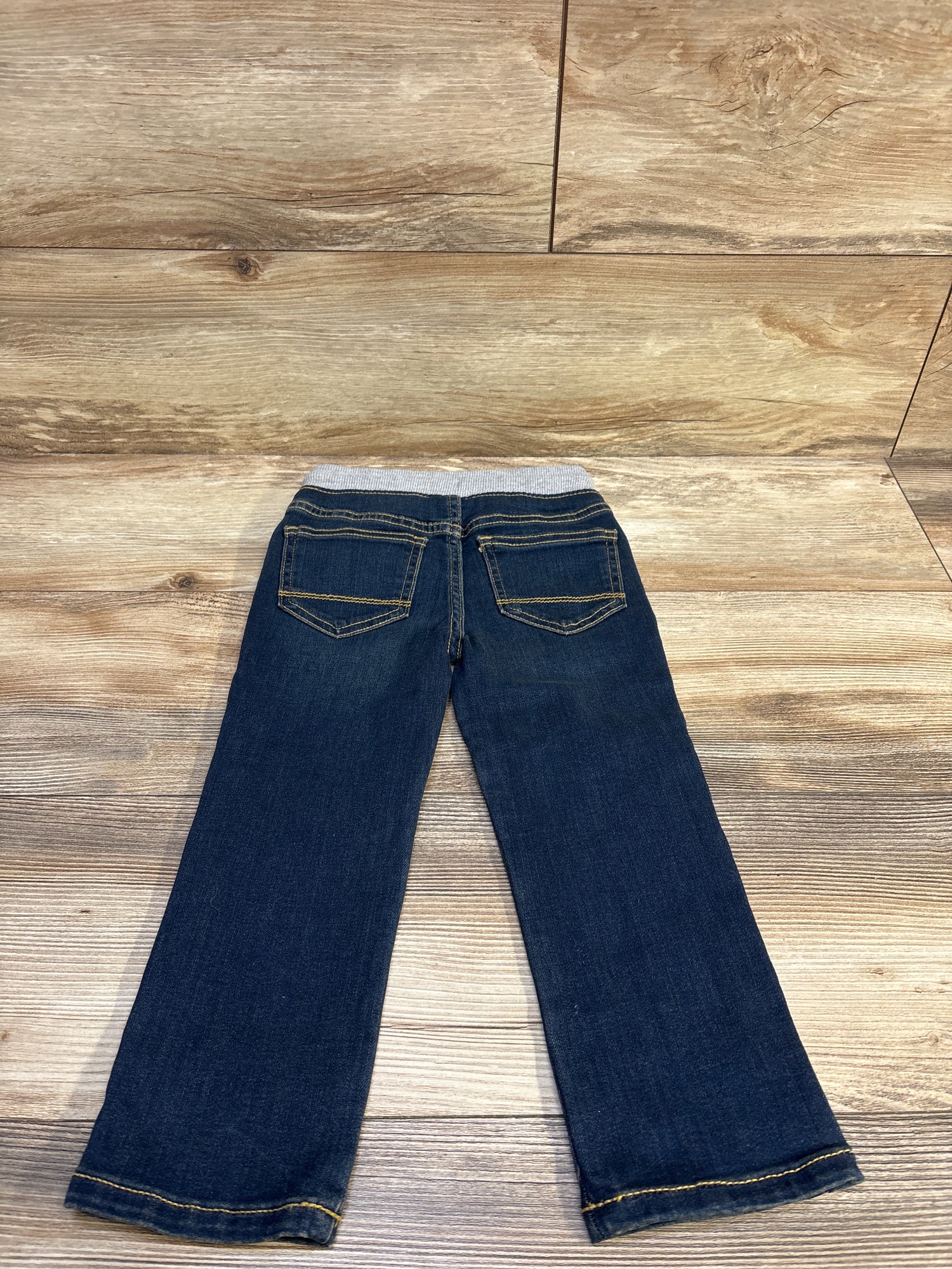 Cat & Jack Drawstring Straight Jeans Blue sz 3T