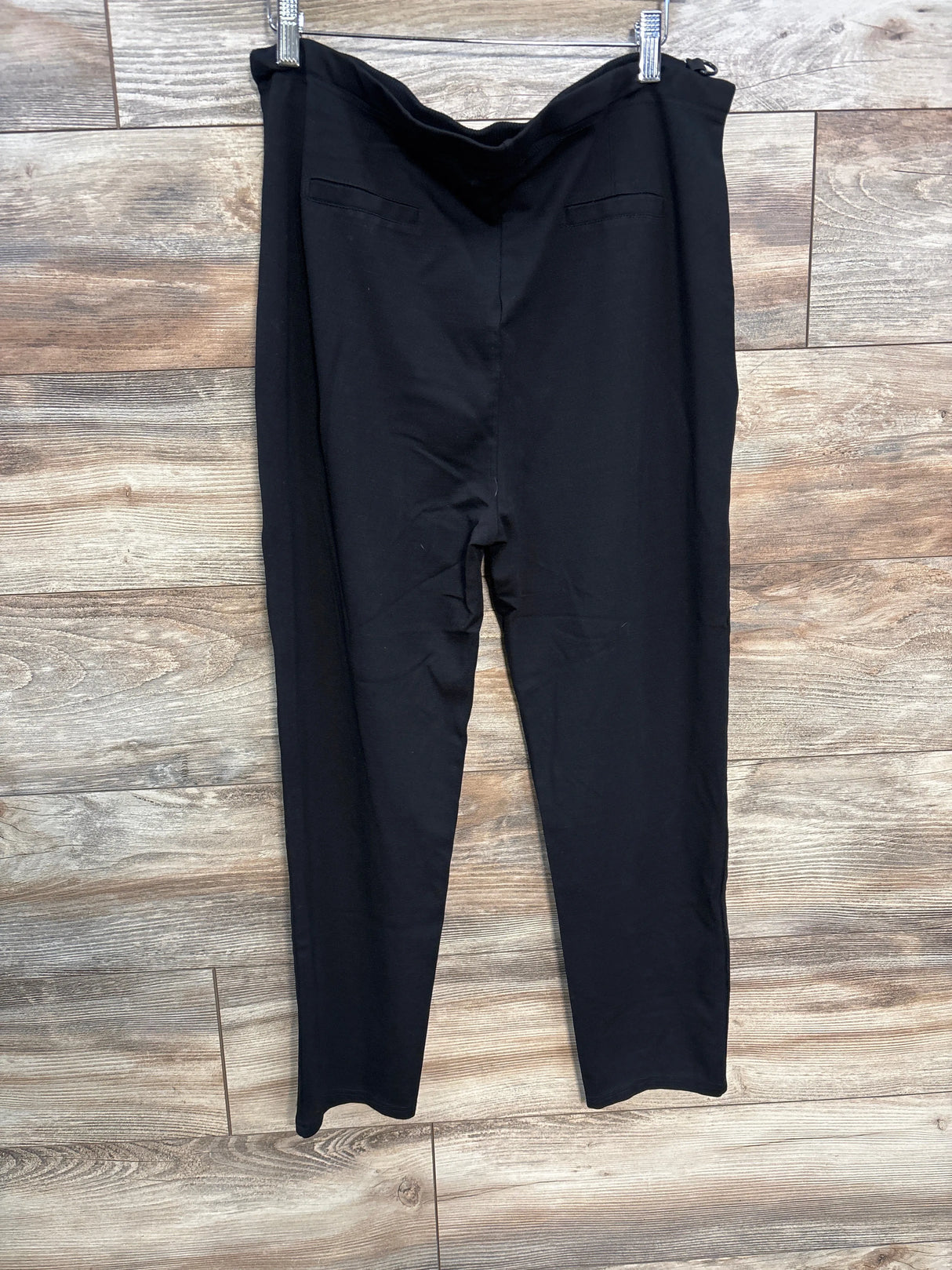 Belly To Baby Alina Mae Cropped Pleated Pants Black sz Large