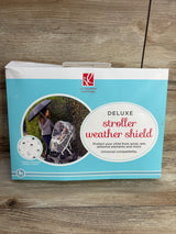 J.L. Childress Deluxe Stroller Rain Cover - Universal Stroller Poncho, Clear