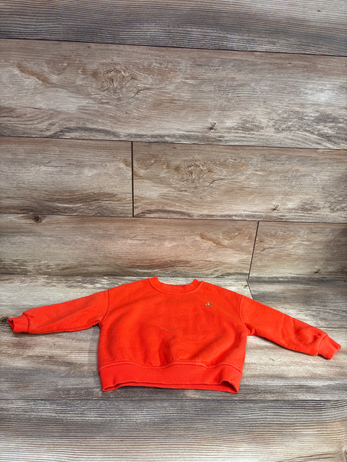 Baby Gap Pullover Sweatshirt Orange sz 12-18m