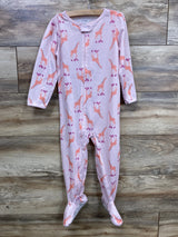 Simple Joys Roller Skate Giraffe Sleeper Pink sz 3T