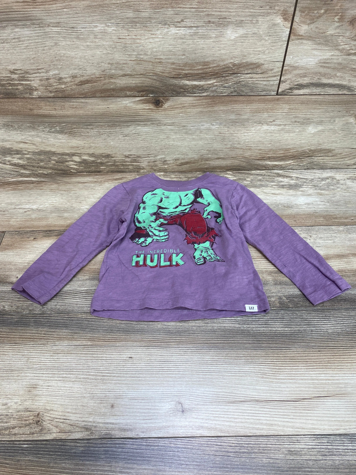 Baby Gap Marvel The Incredible Hulk Shirt Purple sz 3T