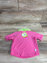 NEW Green Sprouts Short Sleeve Rashguard Shirt Hot Pink sz 18m