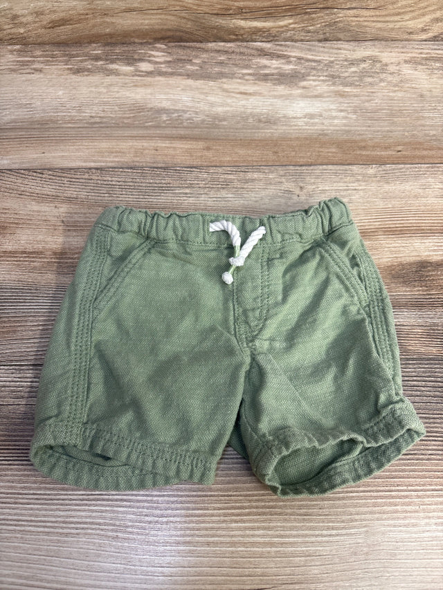 H&M Linen Drawstring Shorts Green sz 6m - Me n Mommy To Be
