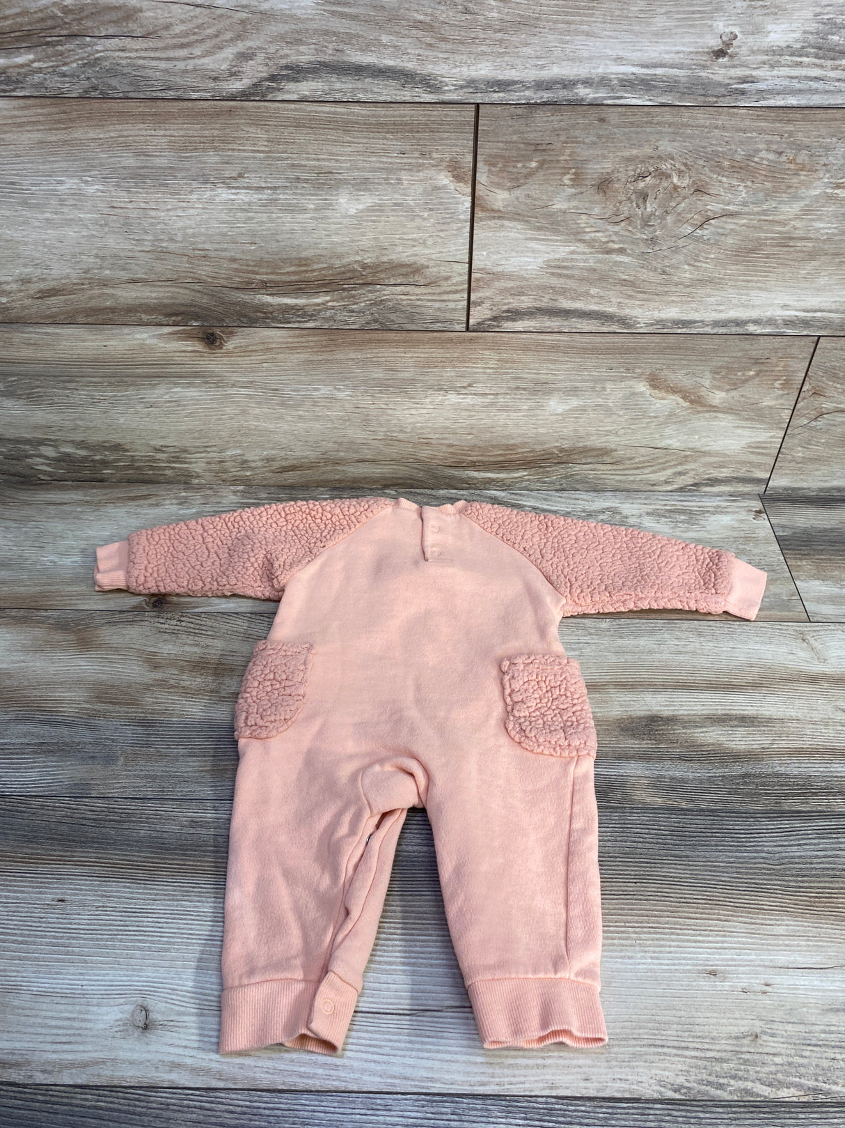 Disney Baby Minnie Mouse Sherpa Coverall Pink sz 6-9m