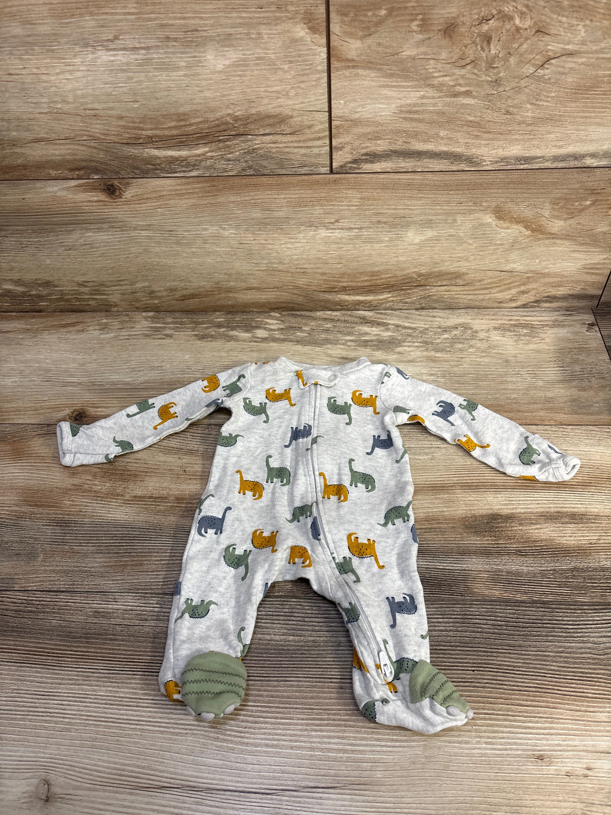 Just One You Dinosaur Sleeper Grey sz Newborn