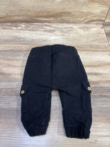 Honest Baby Easy Fit Cargo Sweatpants Black sz 0-3m