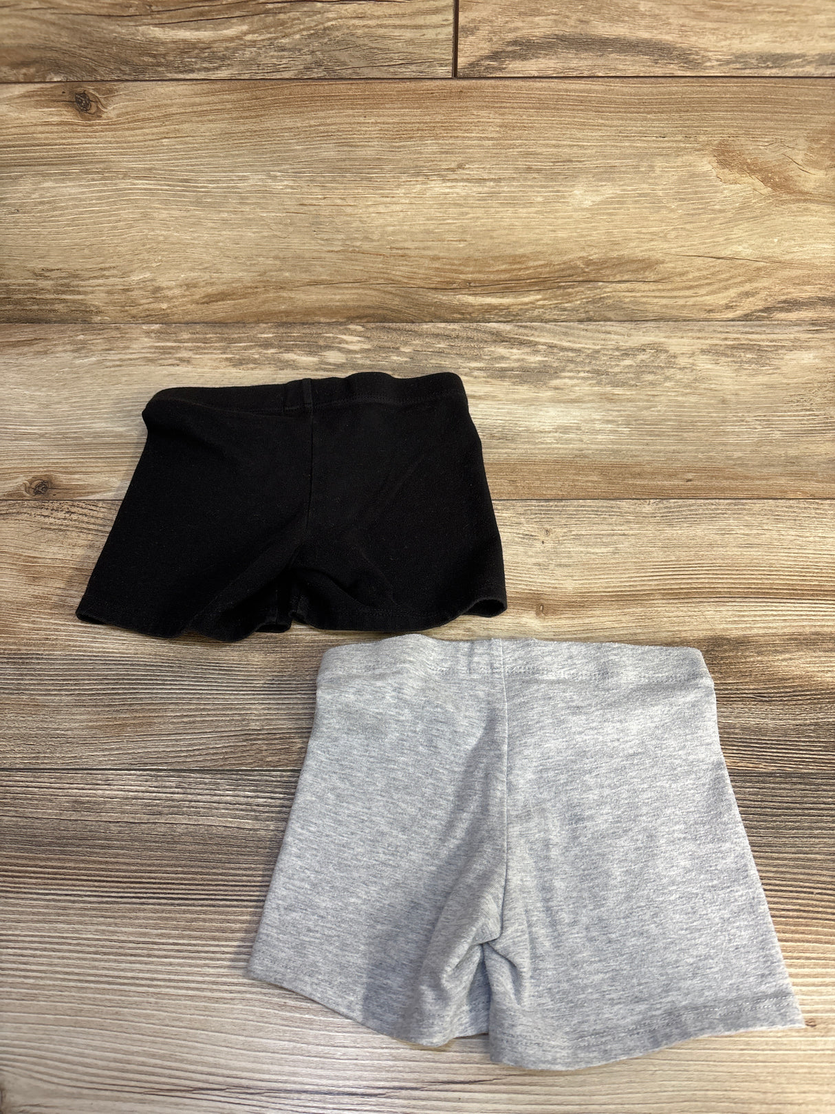 Member's Mark 2pk Cartwheel Shorts Black sz 4/5T