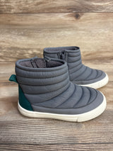 Cat & Jack Ainsley Zipper Boots Grey sz 8c