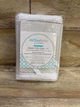 NEW AirflowBaby by BreathableBaby Mesh Crib Liner 9'' White