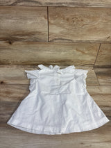 Janie & Jack Ruffle Flutter Sleeve Top White sz 5T