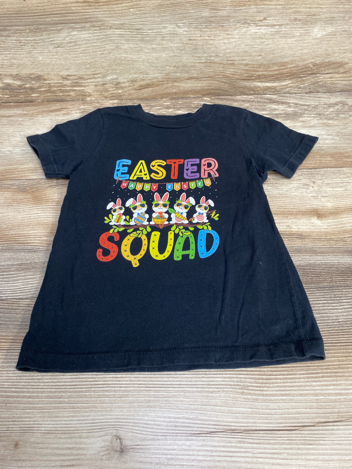 Port & Company Easter Squad Shirt Black sz 4T