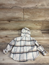 Old Navy Hooded Flannel Beige sz 2T