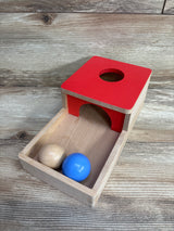 Wooden Ball Drop Toy w/ Two Balls