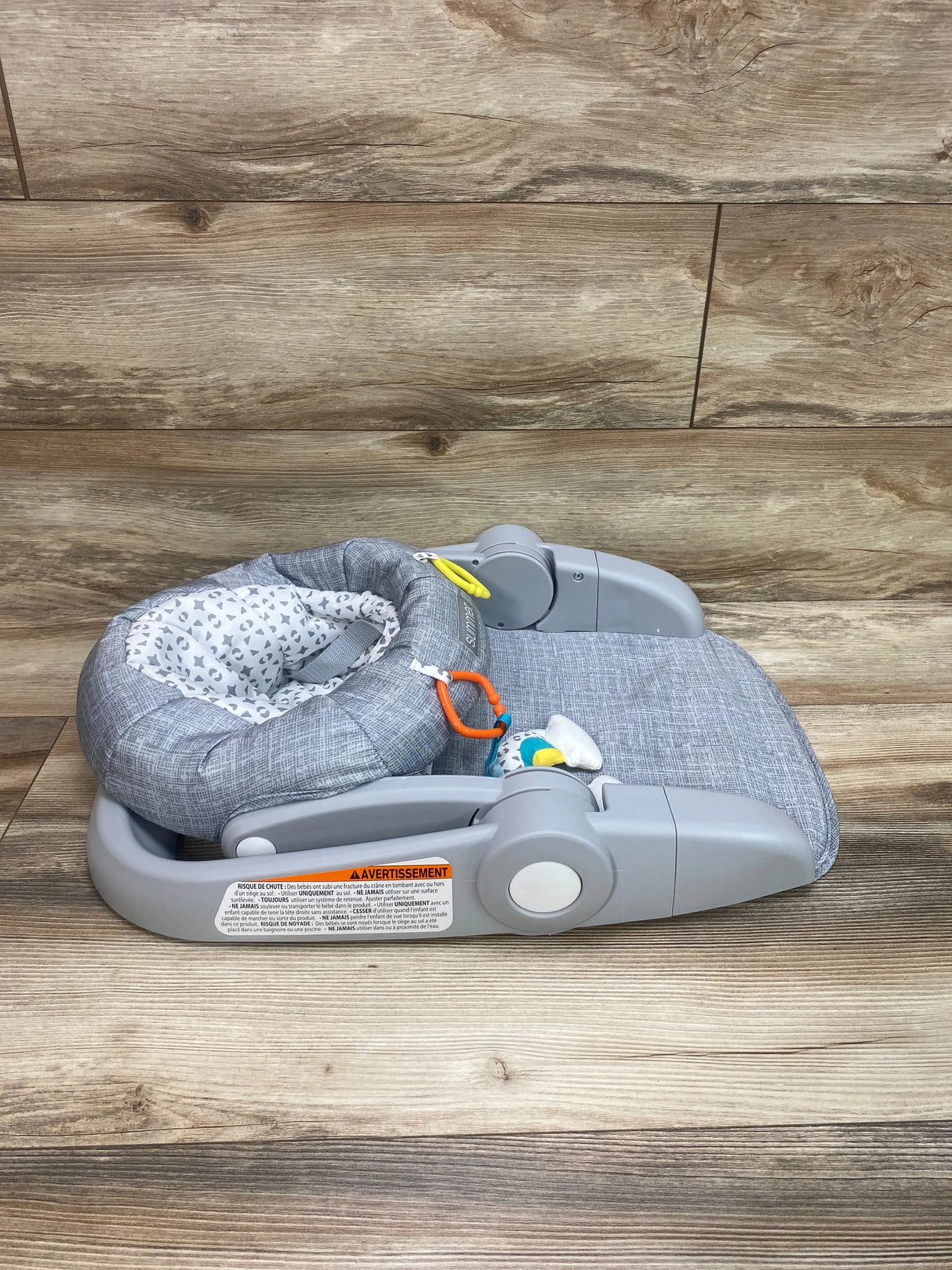 Summer Infant Learn-to-Sit 2-Position Floor Seat in Heather Gray