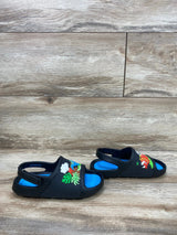 Dino Back Strap Slides Black sz 11/12c - Me 'n Mommy To Be