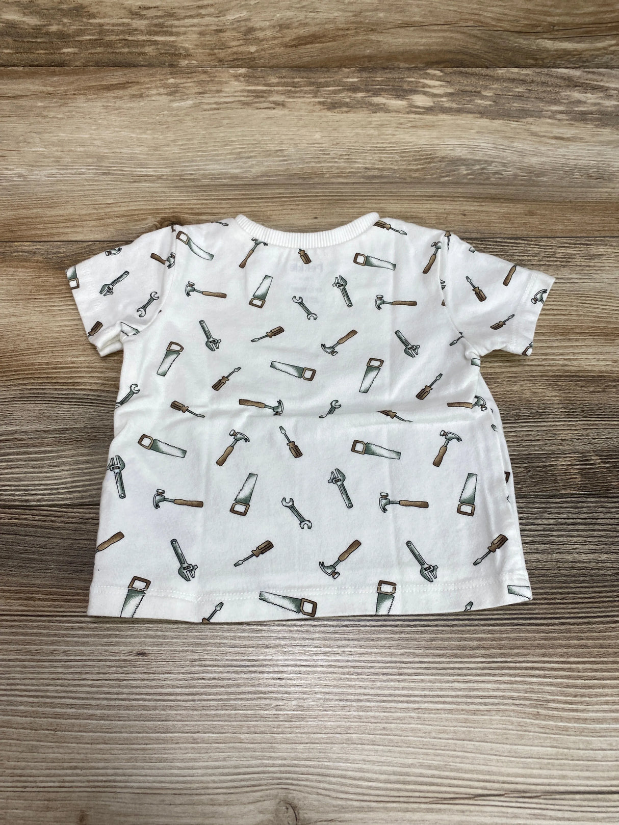 Pekkle Tool Print Shirt White sz 3m