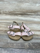 Old Navy Cork Bed Double Buckle Sandals Pink sz 3-6m