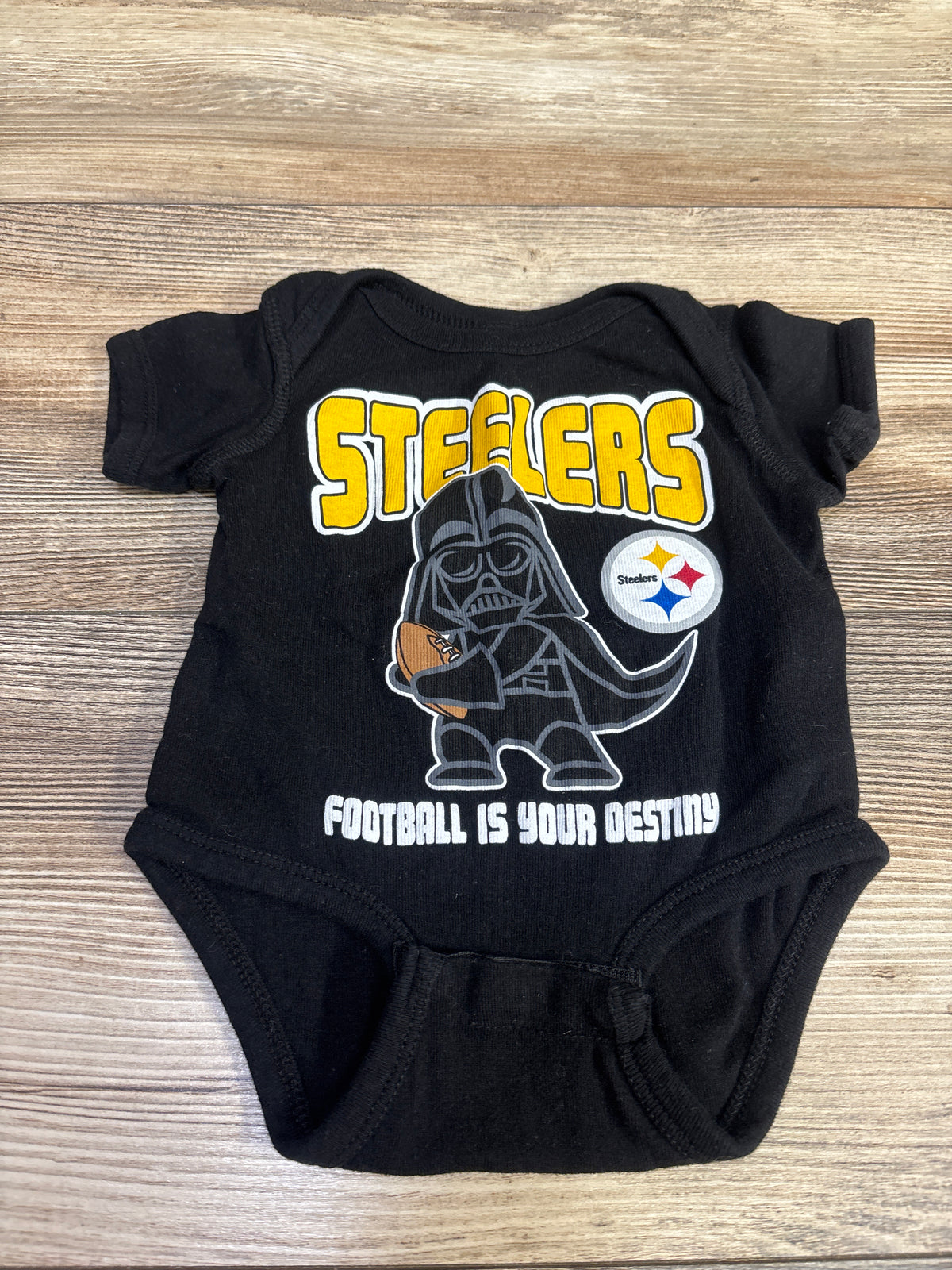 Outerstuff Pittsburgh Steelers Football Is Your Destiny Bodysuit Black sz 0-3m