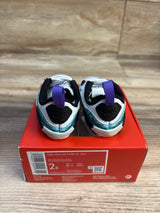 Nike Air Max 90 SE Crib 'White Psychic Purple Washed Teal' sz 2c