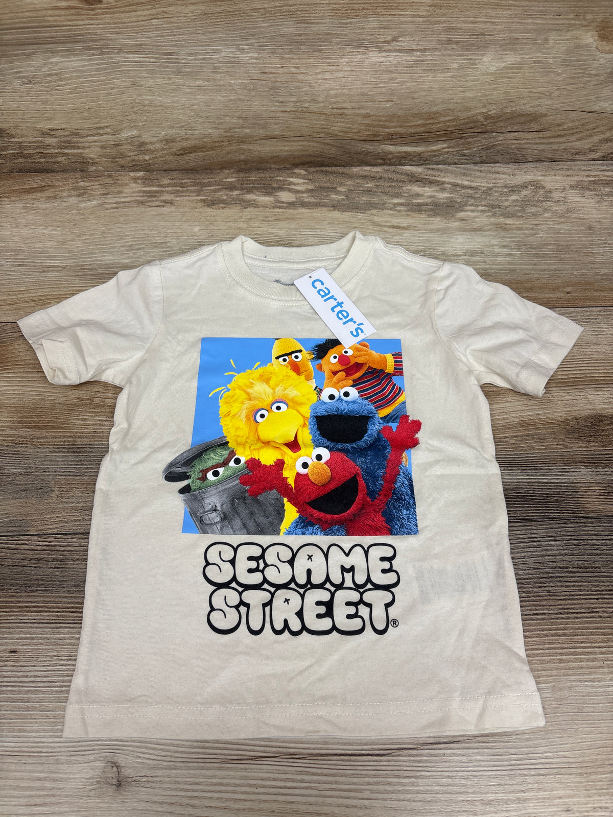 NEW Carter's x Sesame Street Shirt Ivory sz 2T