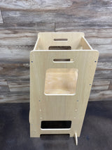 WOOD CITY Step Stool Helper Standing Tower