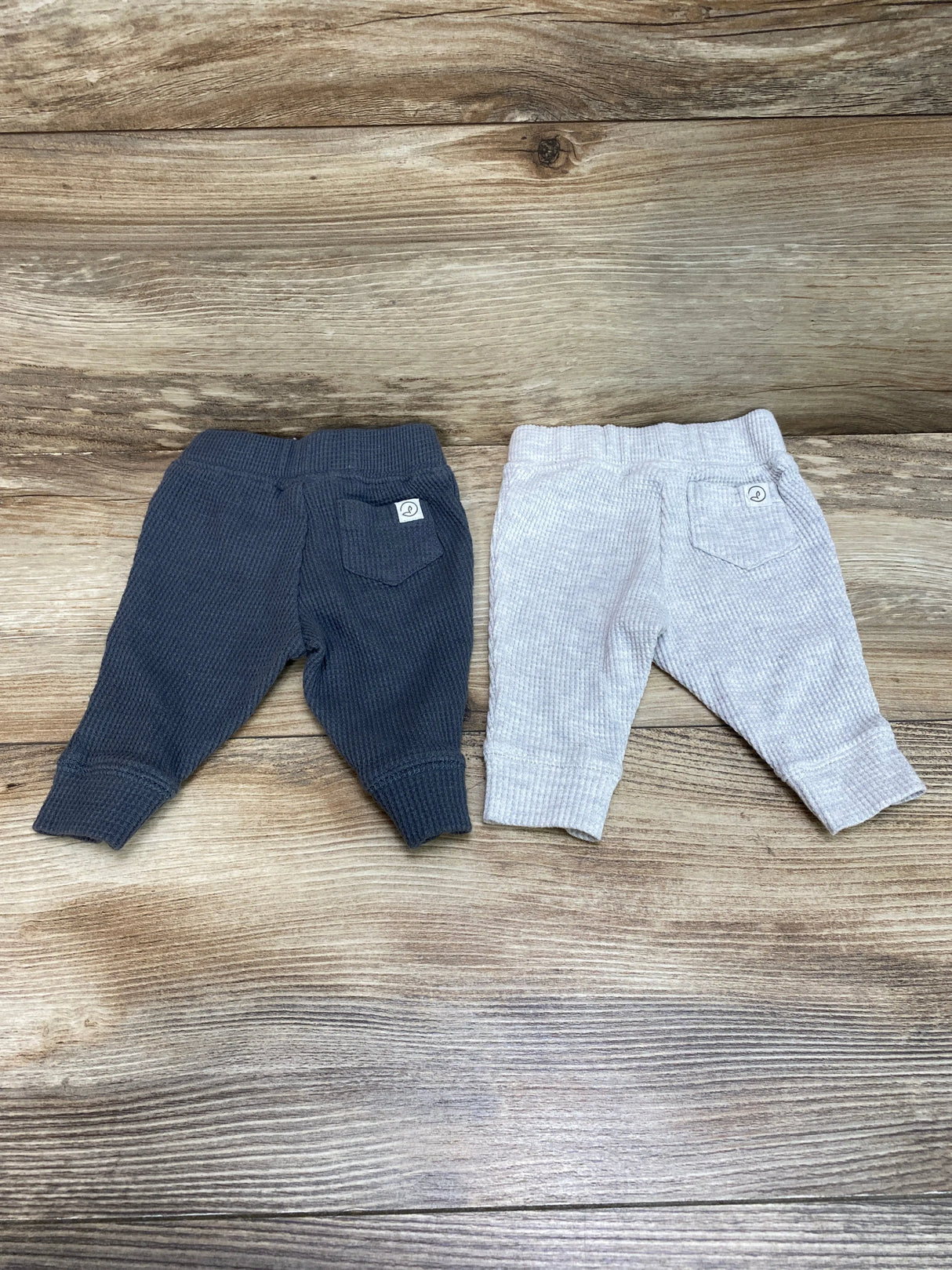 Little Planet 2pk Thermal Knit Pants Grey sz Newborn