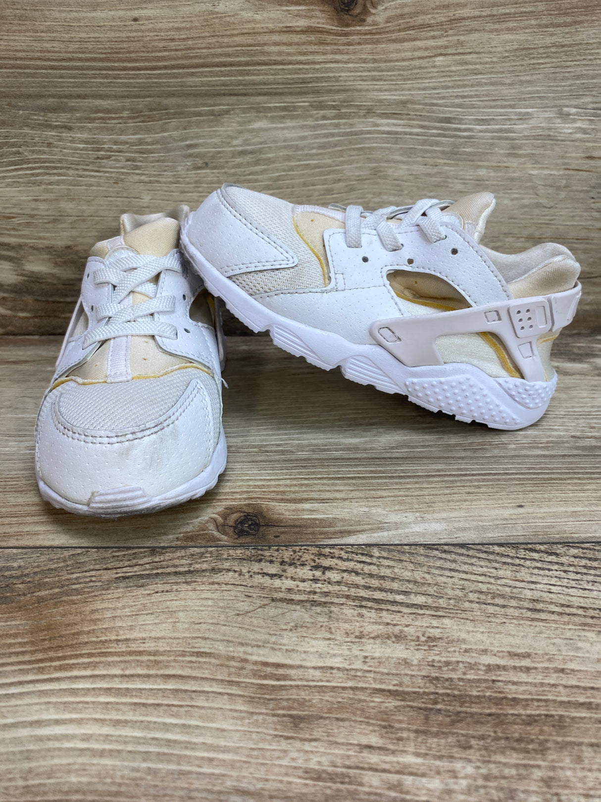 Nike Huarache Run Shoes White sz 10c