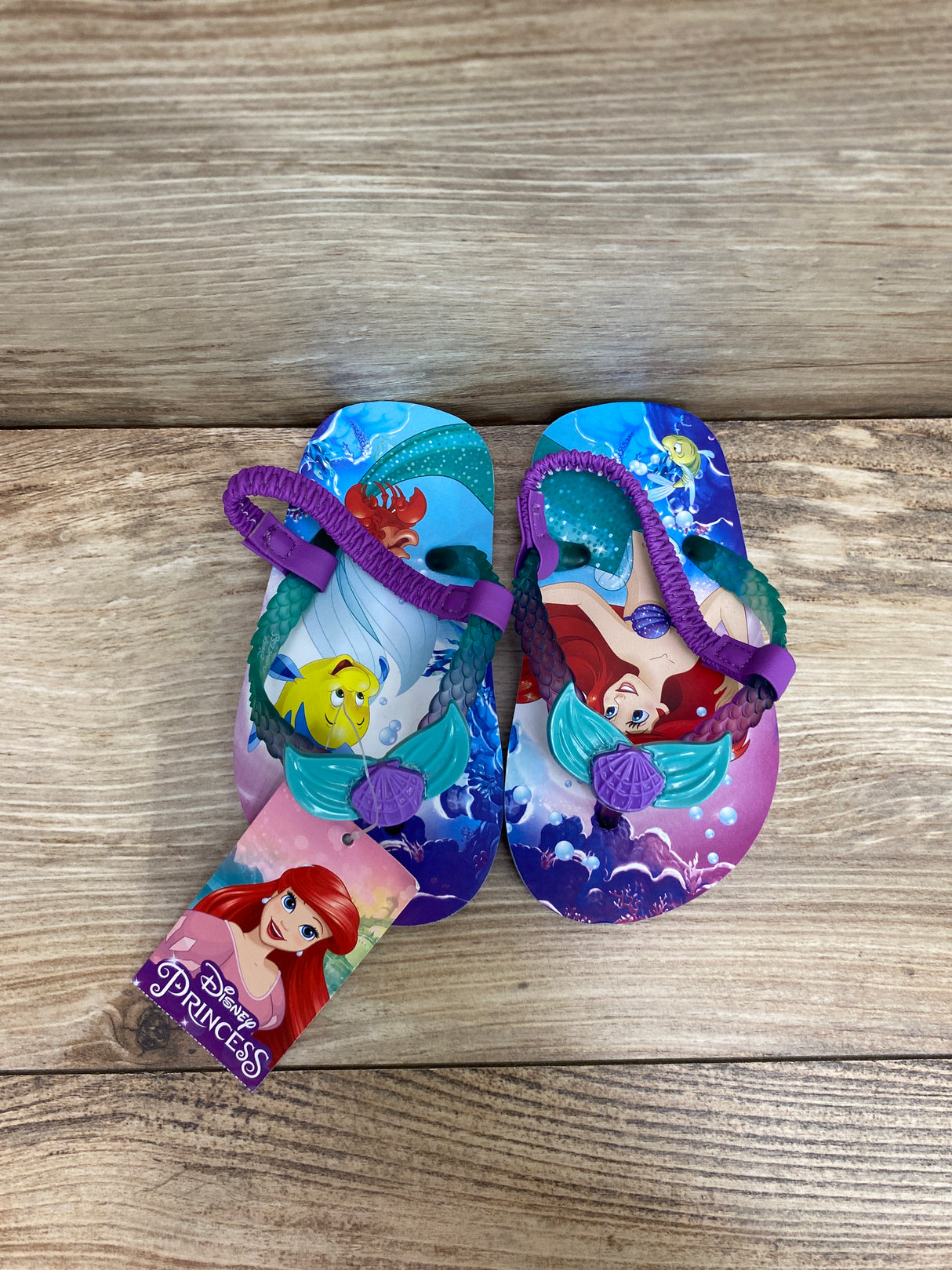 NEW Disney Princess The Little Mermaid Sandals Sz 5c/6c