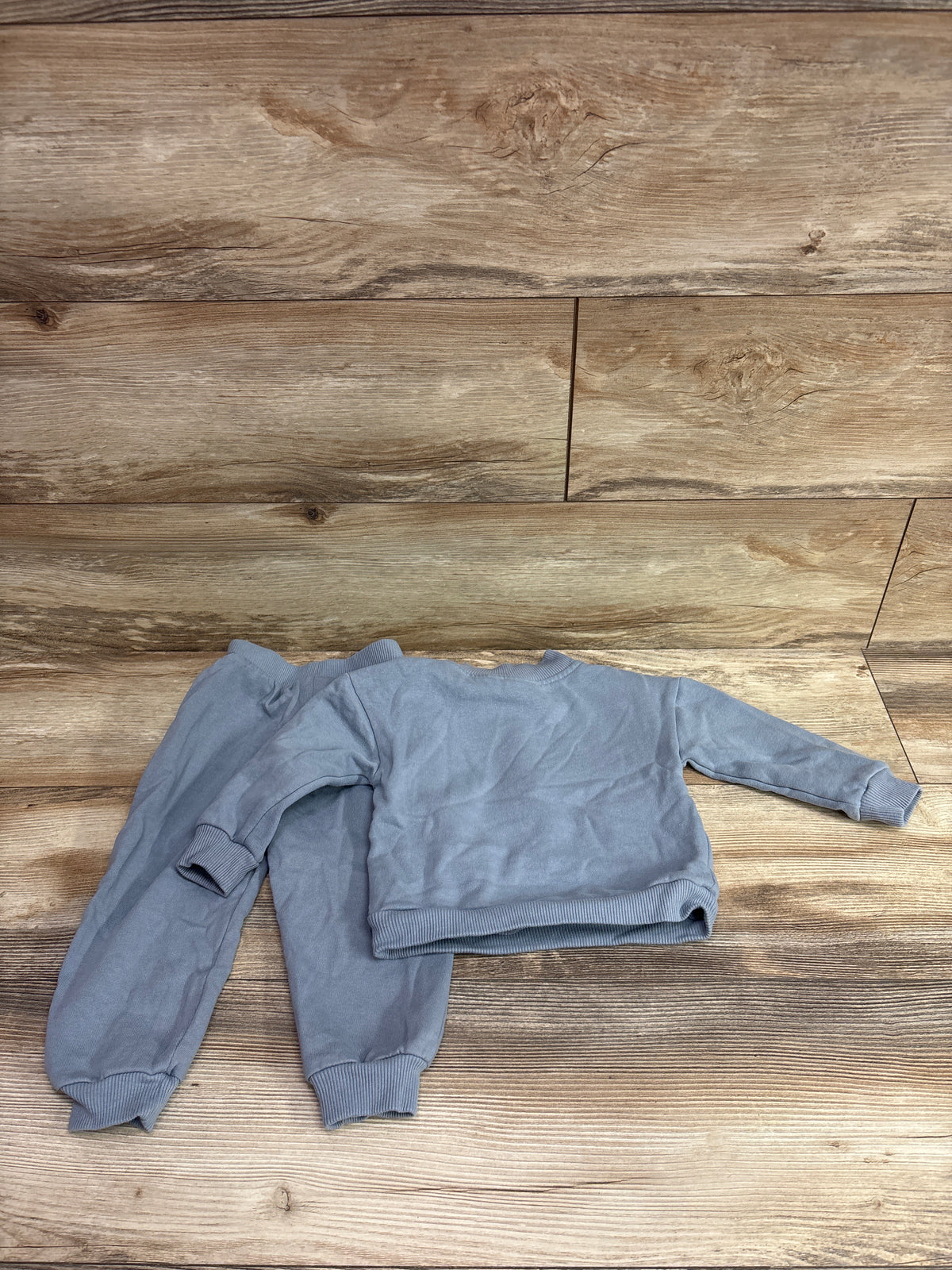 Nicole Miller 2pc Sweatshirt & Pants Set Blue sz 2T