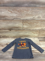 Carter's Turkey Touchdown Shirt Grey sz 2T