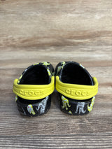 Crocs Classic 'Dinosaur Skeleton' Clogs, Black sz 4c