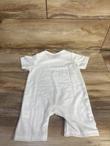 I Just Did 9 Months On The Inside Romper White sz 6-9m
