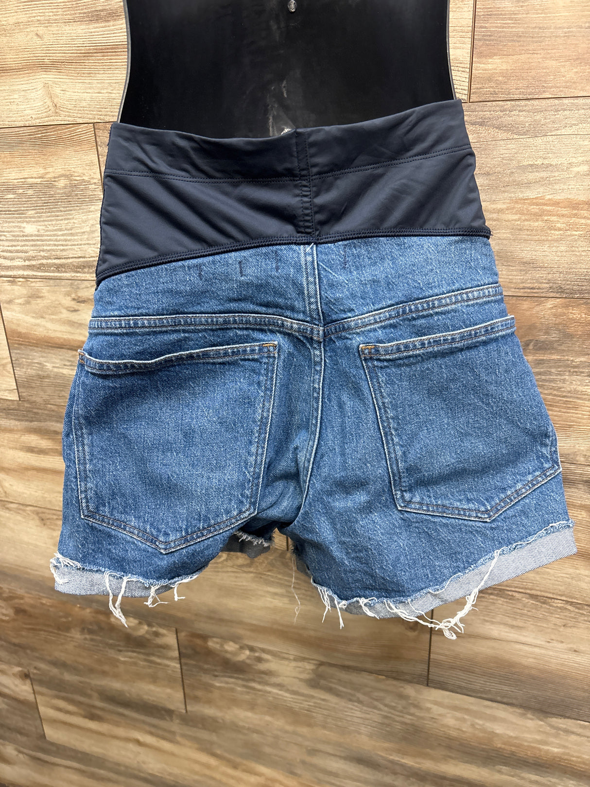Madewell Maternity High-Rise Denim Shorts Blue sz Large
